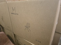 2x eetkamerstoel yiri yellow velvet - afbeelding 7 van  7