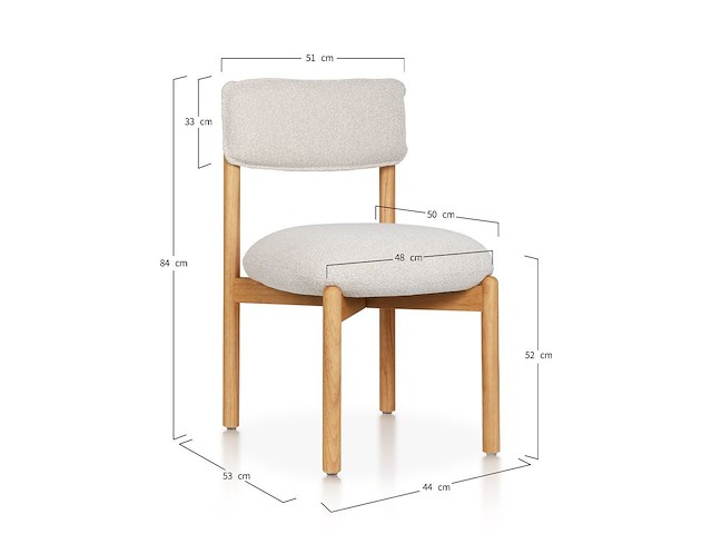 2x eetkamerstoel zwarte afwerking - essenhout - afbeelding 4 van  5