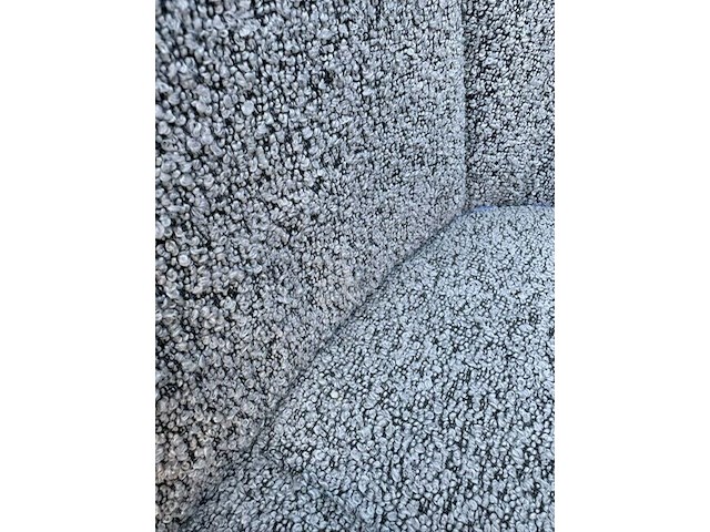 2x eetkamestoel grijs bouclé - afbeelding 1 van  2