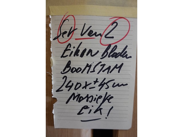 2x eiken blad - afbeelding 3 van  5