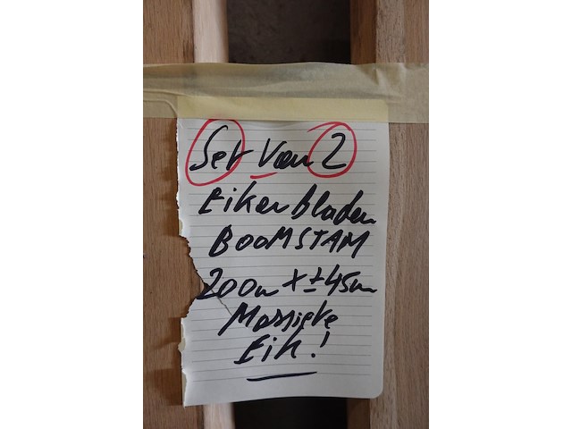 2x eiken blad - afbeelding 4 van  4