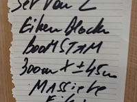 2x eiken blad - afbeelding 2 van  2