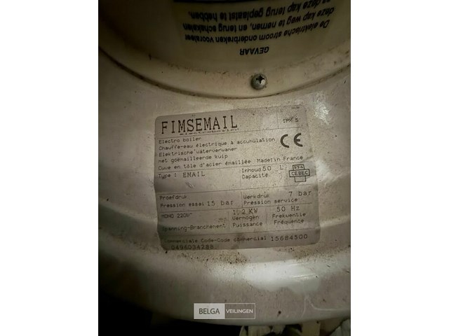 2x electrische waterverwarmers - afbeelding 2 van  2