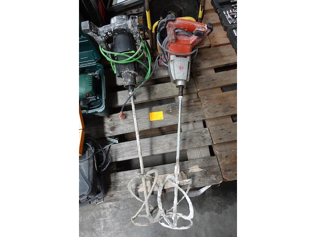 2x elektrische betonmixers - afbeelding 9 van  9