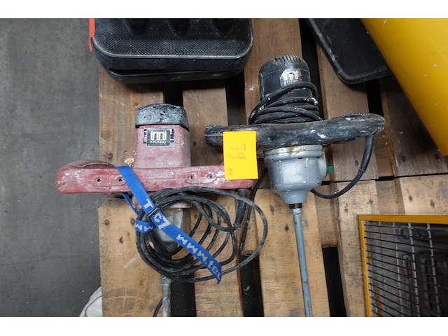 2x elektrische betonmixers - afbeelding 2 van  5