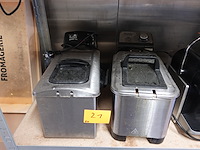 2x elektrische diverse friteuse