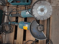 2x elektrische haakse slijper makita - afbeelding 1 van  8