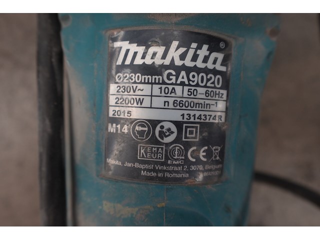 2x elektrische haakse slijper makita - afbeelding 4 van  8