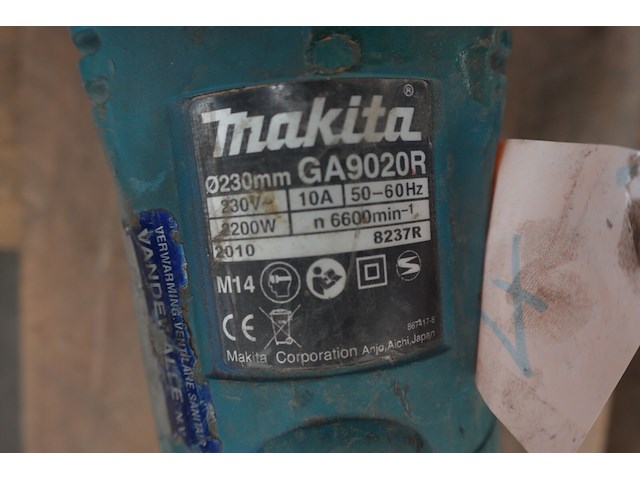 2x elektrische haakse slijper makita - afbeelding 8 van  8