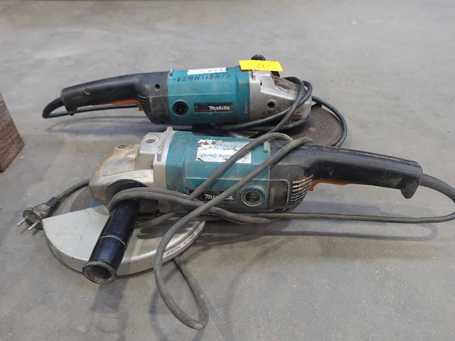 2x elektrische haakse slijper makita - afbeelding 3 van  5