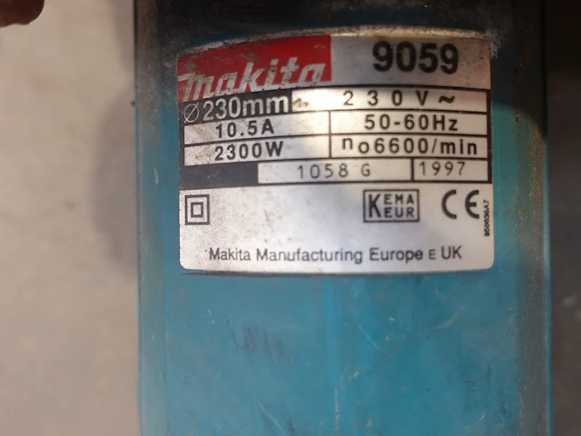 2x elektrische haakse slijper makita - afbeelding 4 van  5