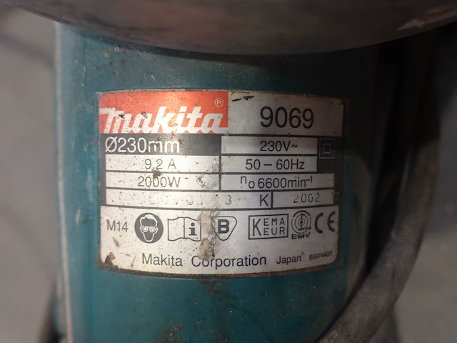 2x elektrische haakse slijper makita - afbeelding 5 van  5