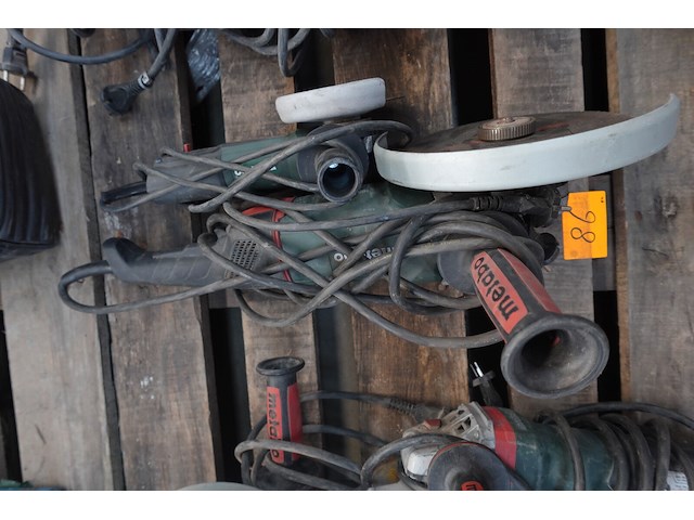 2x elektrische haakse slijper metabo - afbeelding 1 van  7