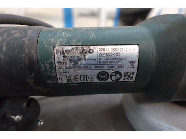 2x elektrische haakse slijper metabo - afbeelding 4 van  7