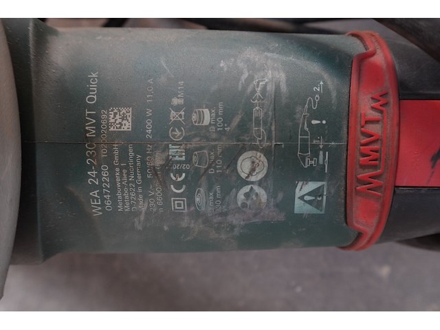 2x elektrische haakse slijper metabo - afbeelding 7 van  7
