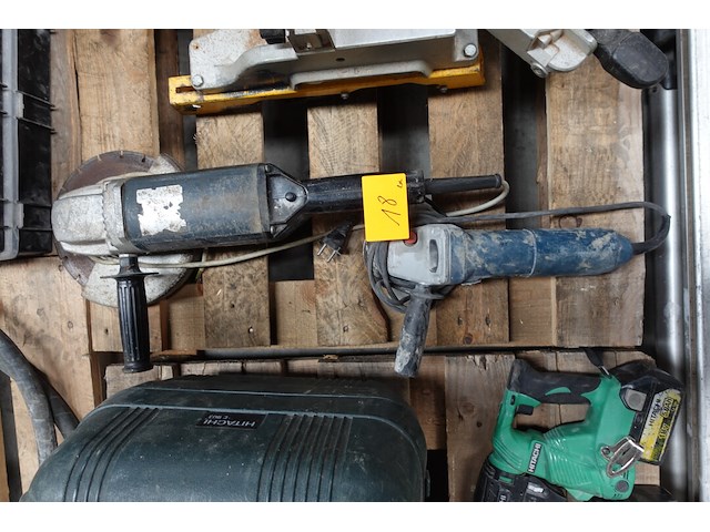 2x elektrische haakse slijper - afbeelding 1 van  5