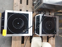 2x elektrische kookplaat hendi