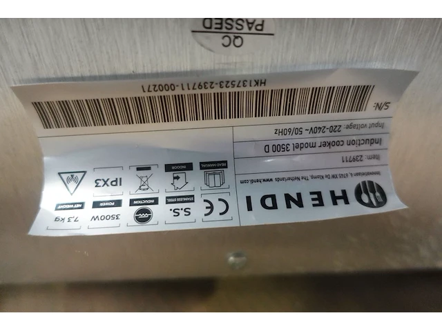 2x elektrische kookplaat hendi - afbeelding 4 van  5