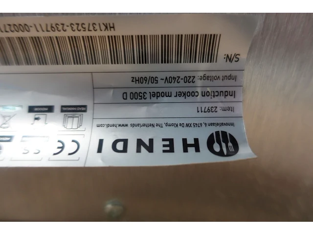 2x elektrische kookplaat hendi - afbeelding 5 van  5