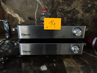 2x elektrische kookplaat