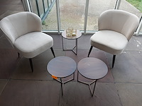 2x fauteuil & tafels - afbeelding 1 van  6