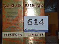 2x fles whisky, balblair, elements, 70cl - afbeelding 2 van  2