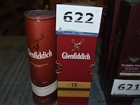 2x fles whisky, glenfiddich, 15 jaar solera reserve - afbeelding 1 van  2