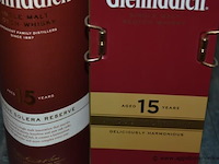 2x fles whisky, glenfiddich, 15 jaar solera reserve - afbeelding 2 van  2
