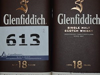 2x fles whisky, glenfiddich, single malt scotch whisky, small batch reserve, 18 jaar, 70cl - afbeelding 2 van  2