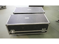 2x flightcase 135cm x 65cm height without wheels 47 cm - afbeelding 1 van  2