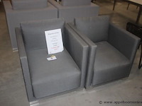 2x flow zetel incl.kussens uitvoering- stof nautic col.29 speckle - afbeelding 1 van  1