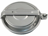 (2x) fox outdoor kookset / pannenset aluminium 5-delig - afbeelding 2 van  2