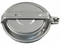(2x) fox outdoor kookset / pannenset aluminium 5-delig - afbeelding 2 van  2