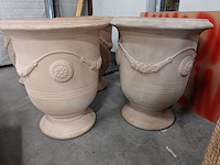 2x franse vorstvrije terracotta vaas - afbeelding 2 van  4