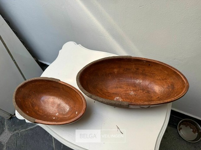 2x fruitschaal in keramiek met zand - afbeelding 4 van  4