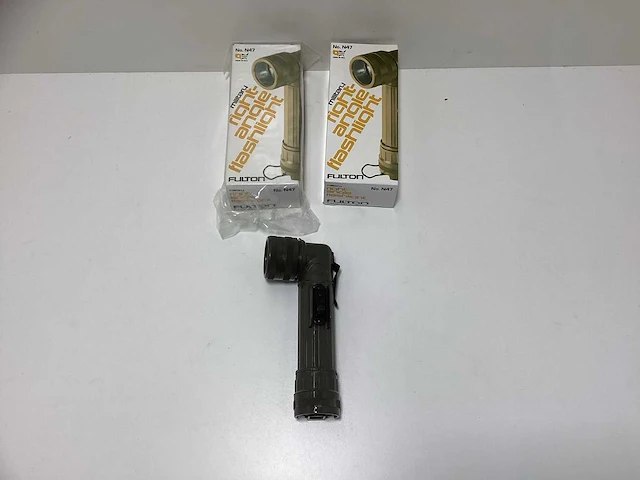(2x) fulton military haakse zaklampen - (no. n47) - afbeelding 1 van  9