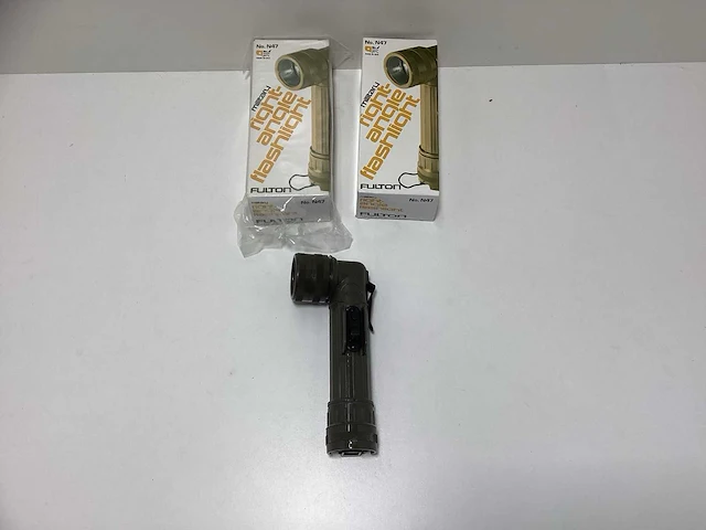 (2x) fulton military haakse zaklampen - (no. n47) - afbeelding 9 van  9
