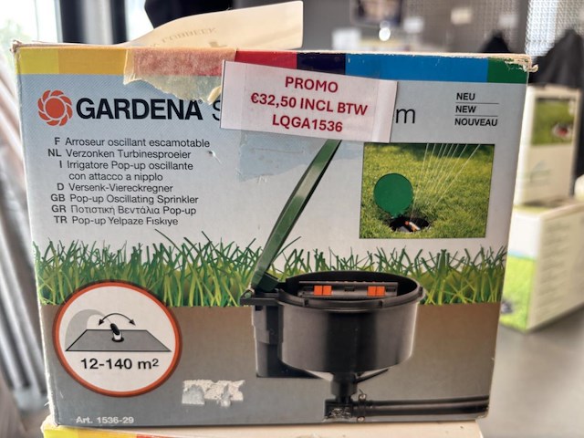 2x gardena verzonken turbine sprinklers - afbeelding 2 van  2