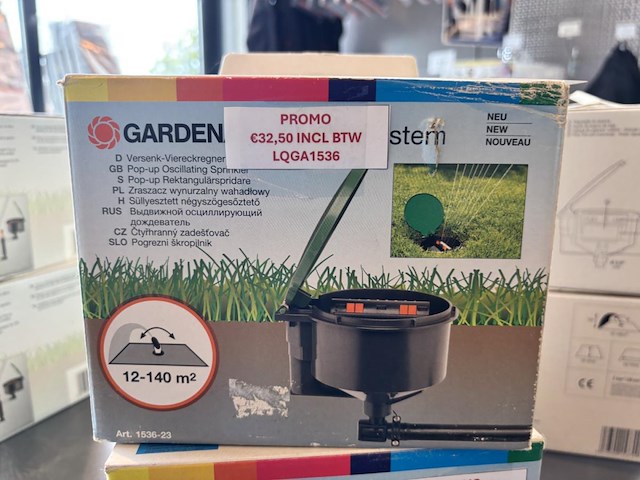 2x gardena verzonken turbine sprinklers - afbeelding 2 van  2