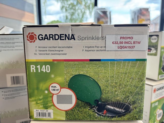 2x gardena verzonken zwenksproeiers - afbeelding 2 van  2