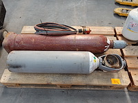2x gasfles met meter - afbeelding 1 van  7