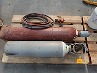 2x gasfles met meter - afbeelding 2 van  7