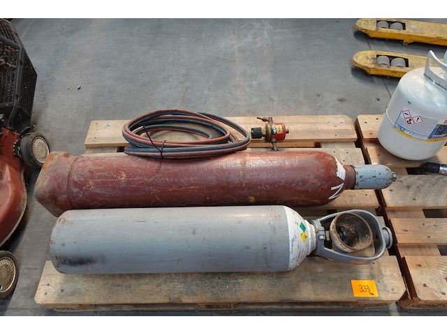 2x gasfles met meter - afbeelding 7 van  7