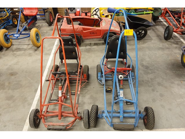 2x go-cart - afbeelding 1 van  2