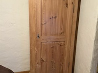 2x grenen kast (1x dubbele, 1x enkele) - afbeelding 3 van  4