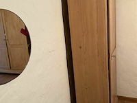 2x grenen kast (1x dubbele, 1x enkele) - afbeelding 4 van  4