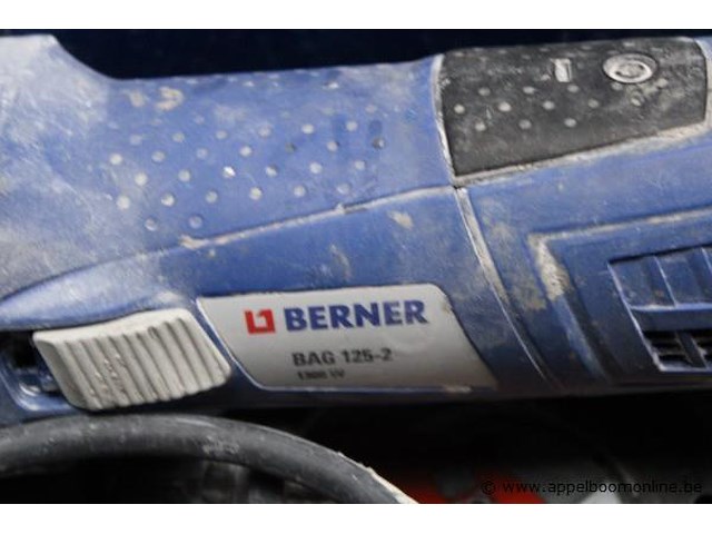 2x haakse slijper - berner - bag 125-2 toebehoren - koffer - afbeelding 2 van  3