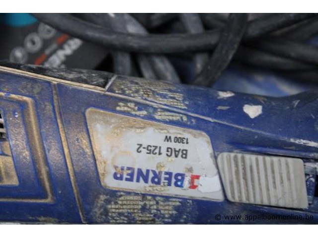 2x haakse slijper - berner - bag 125-2 toebehoren - koffer - afbeelding 3 van  3