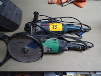 2x haakse slijper hitachi/bosh