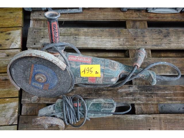 2x haakseslijper metabo - afbeelding 1 van  3